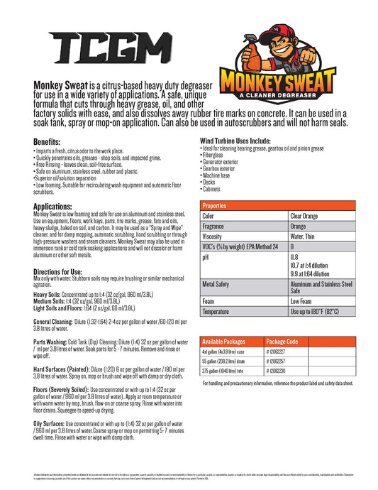 Monkey Sweat - 275 Gallon Tote