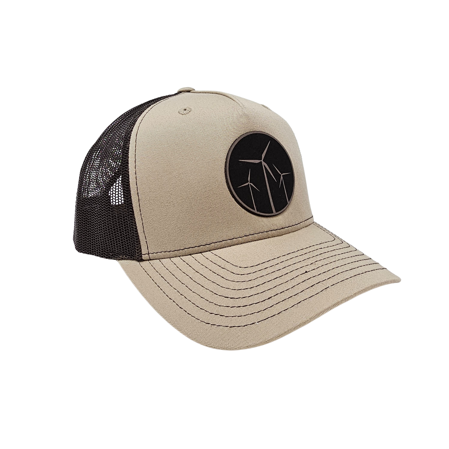 Leather Wind Patch Cap