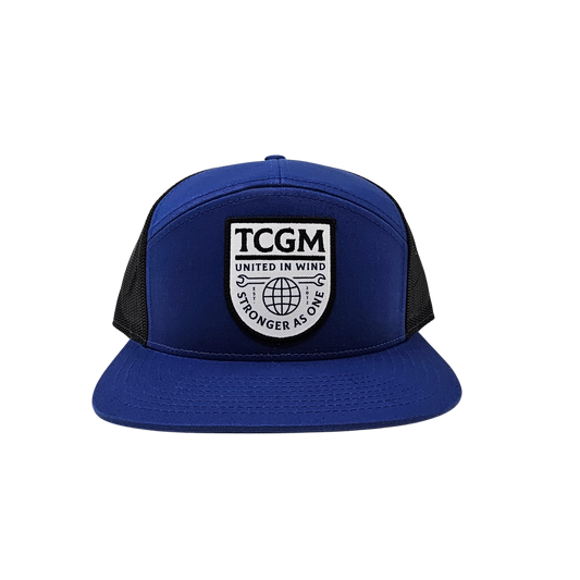 United in Wind 7 Panel Cap (Royal/Black)