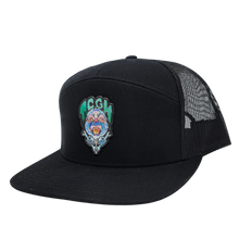 Monkeezy 7 Panel Cap (Black/Black)