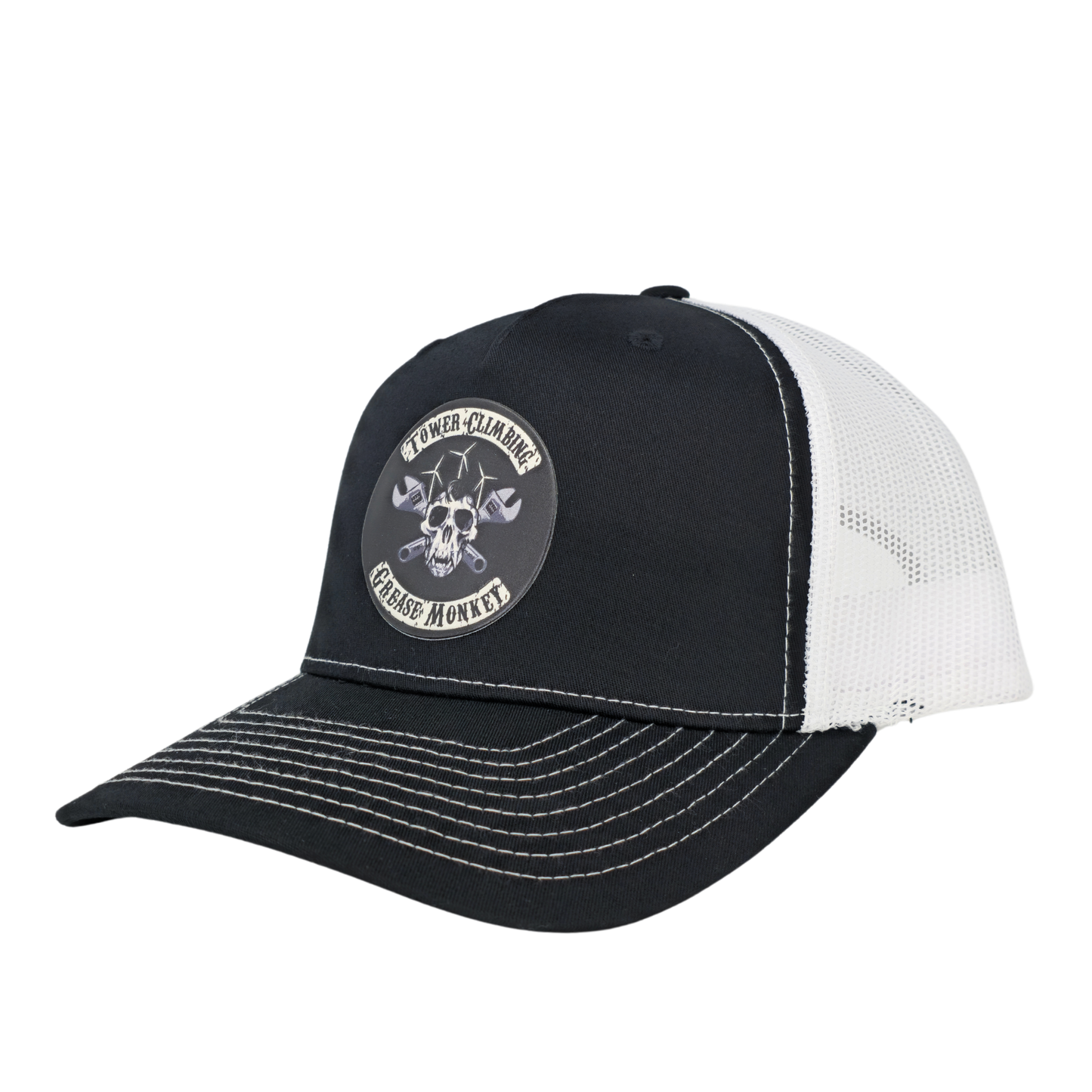 Anarchy 5 Panel Trucker Twill Mesh Snapback