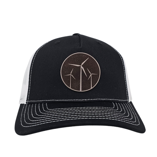 Leather Wind Patch Cap