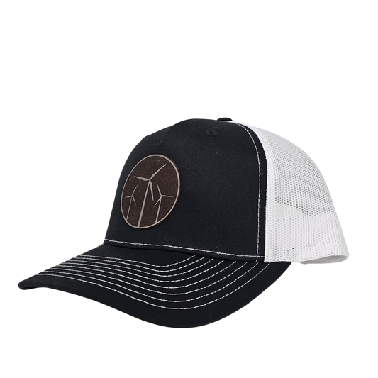 Leather Wind Patch Cap