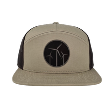 Leather Wind Patch 7 Panel Cap