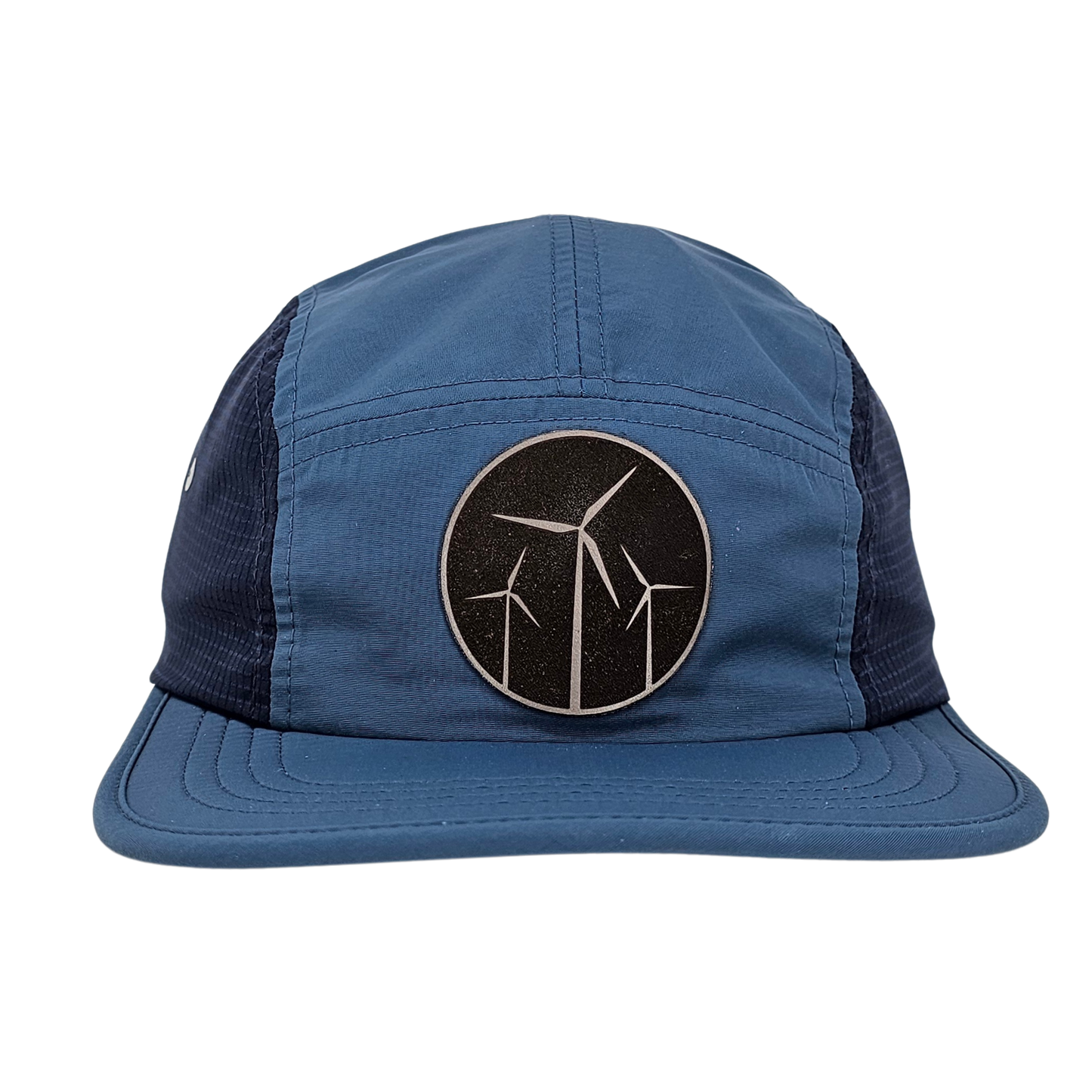 Leather Wind Patch 7 Panel Relaxed Stay Dri Campers Cap