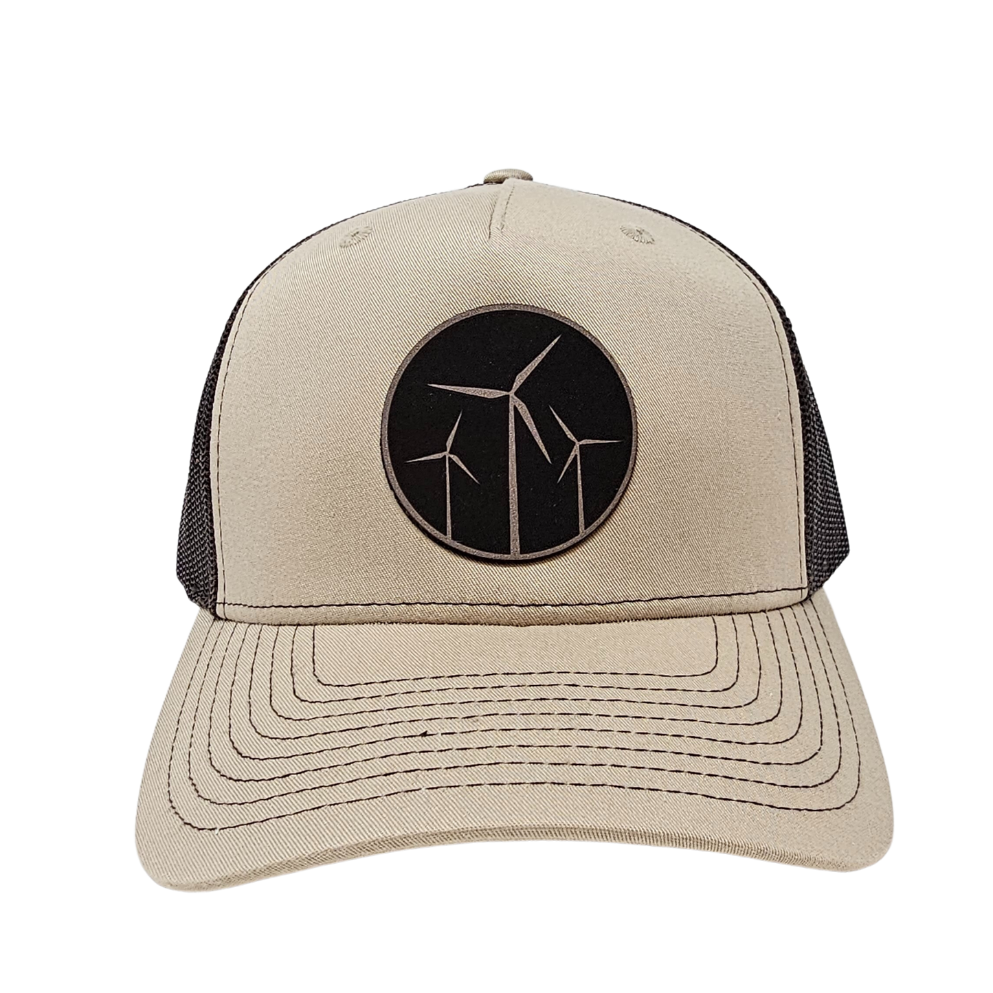 Leather Wind Patch Cap
