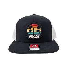 Beach Vibes Wool Trucker Mesh Snapback (Black/White)