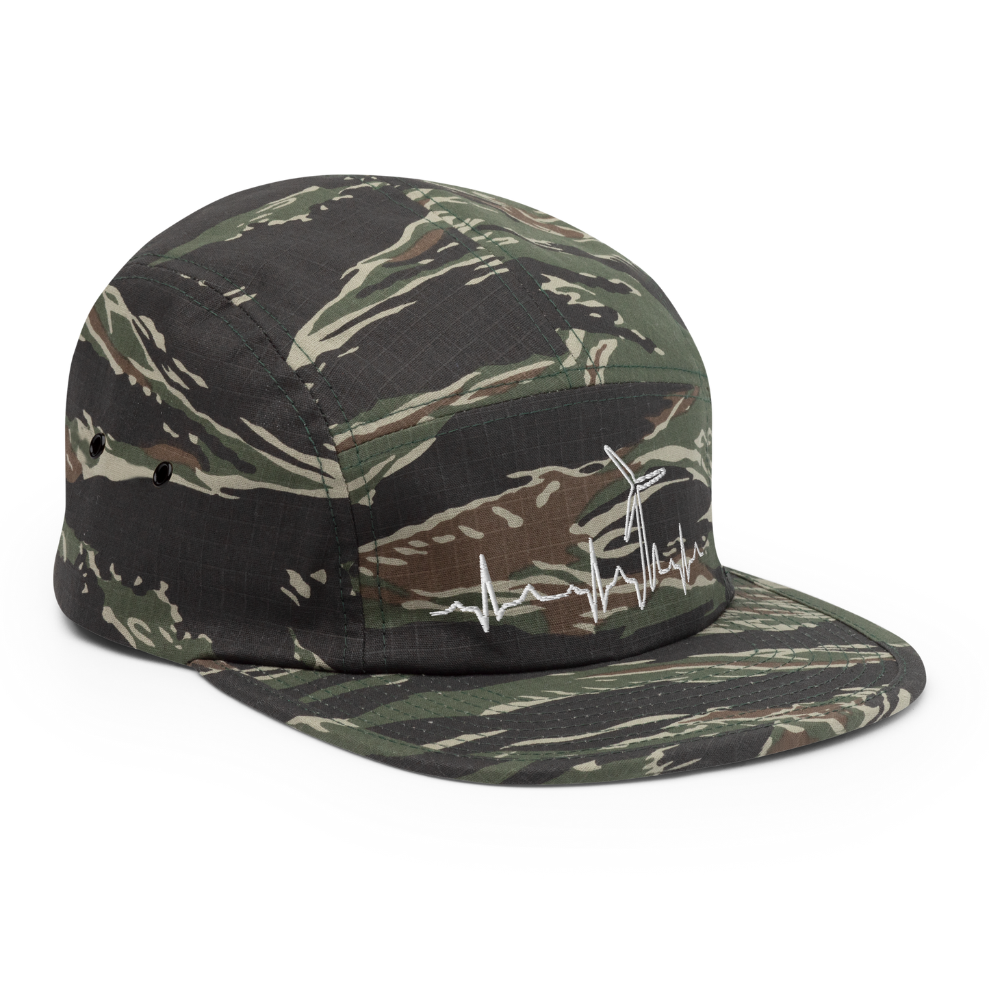 Wind Turbine Heart Beat Five Panel Cap