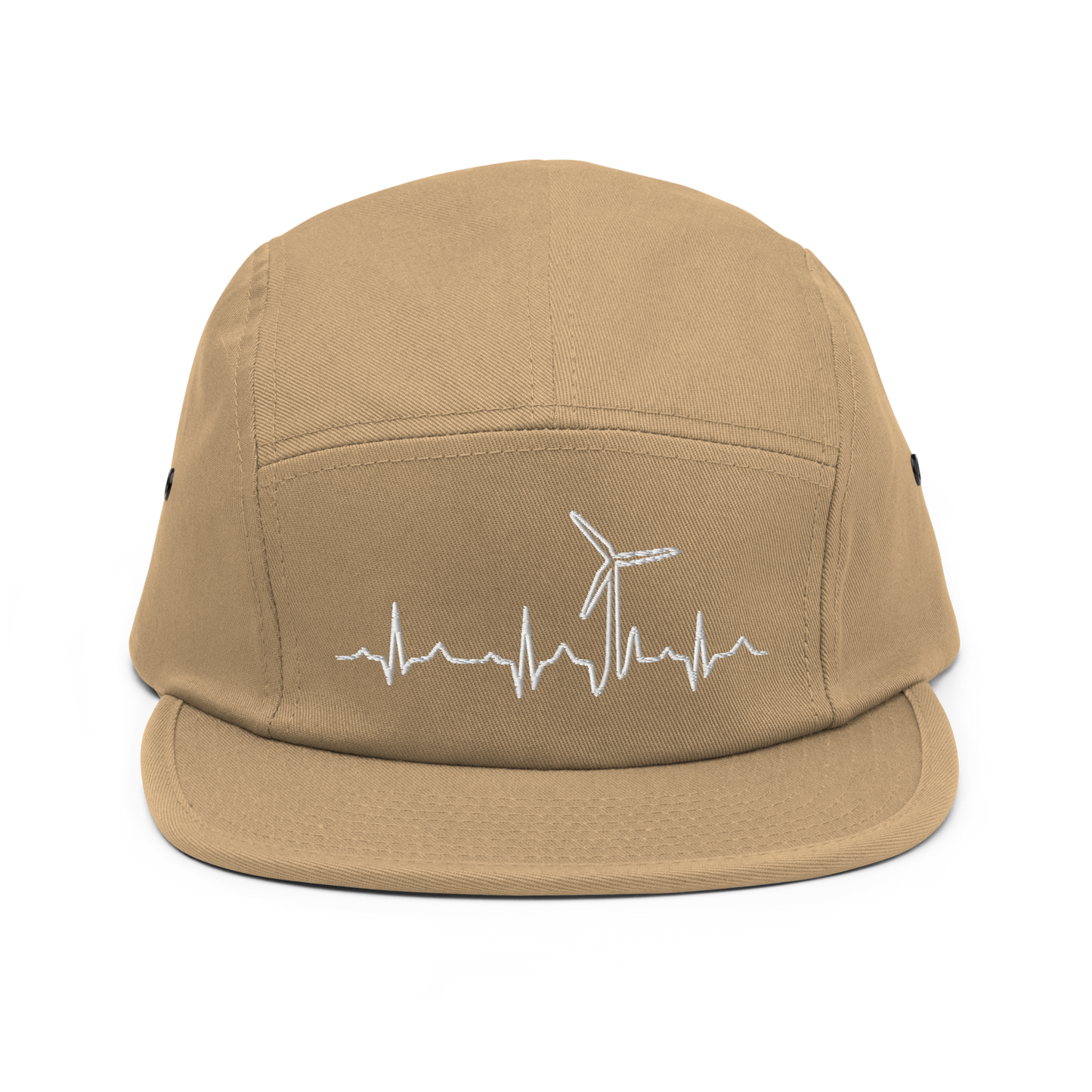 Wind Turbine Heart Beat Five Panel Cap