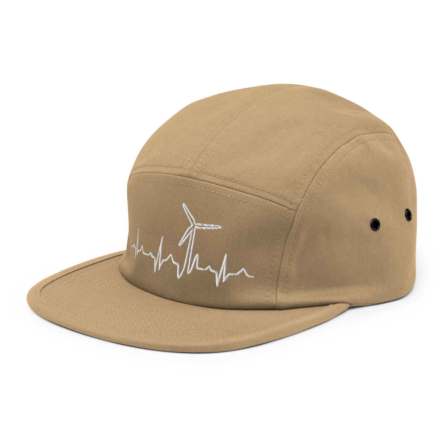 Wind Turbine Heart Beat Five Panel Cap