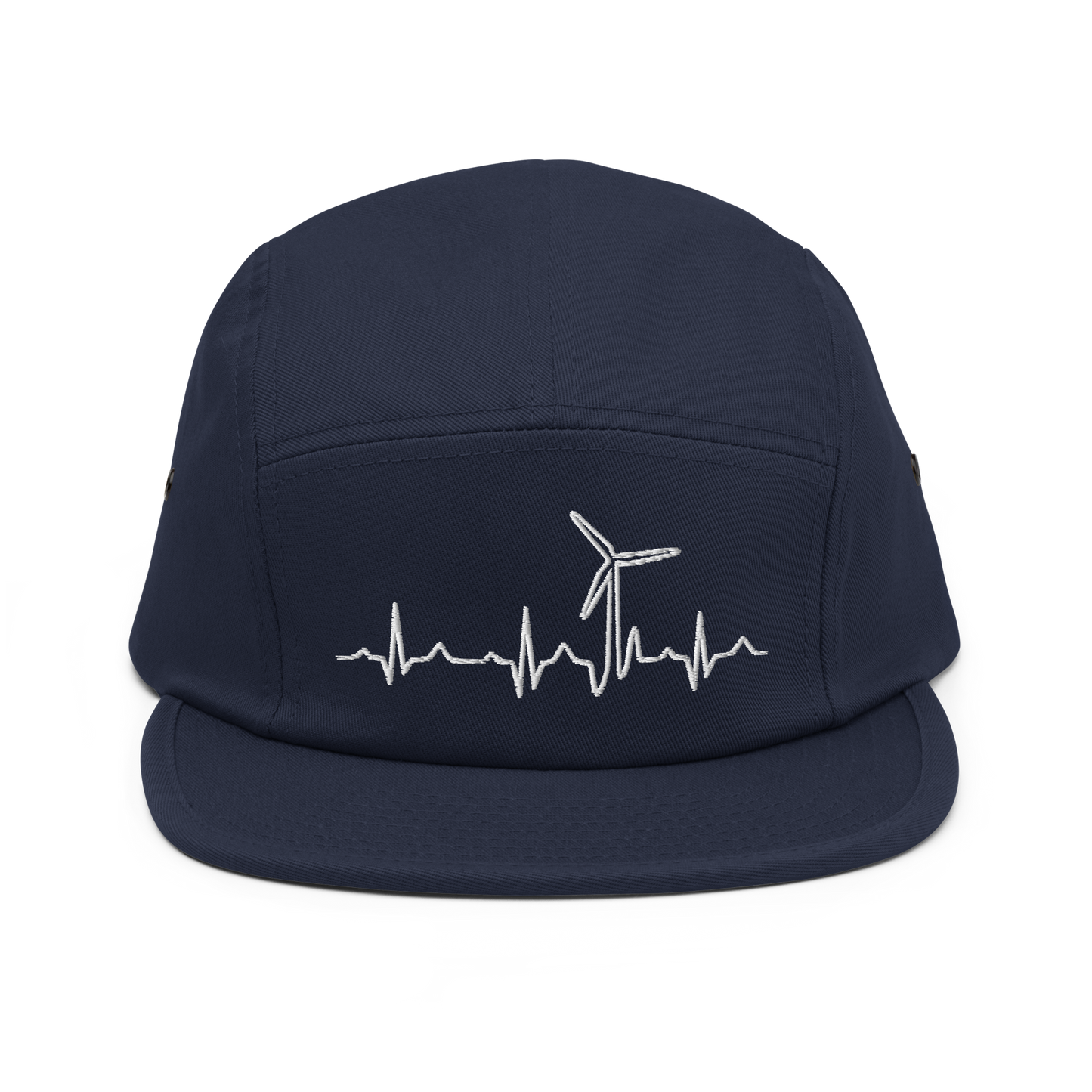 Wind Turbine Heart Beat Five Panel Cap