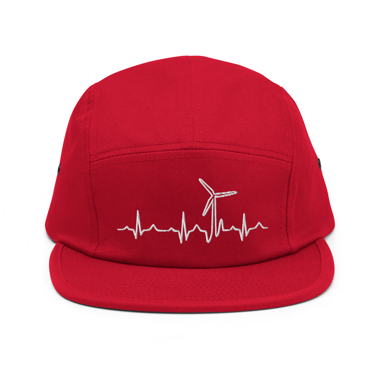 Wind Turbine Heart Beat Five Panel Cap