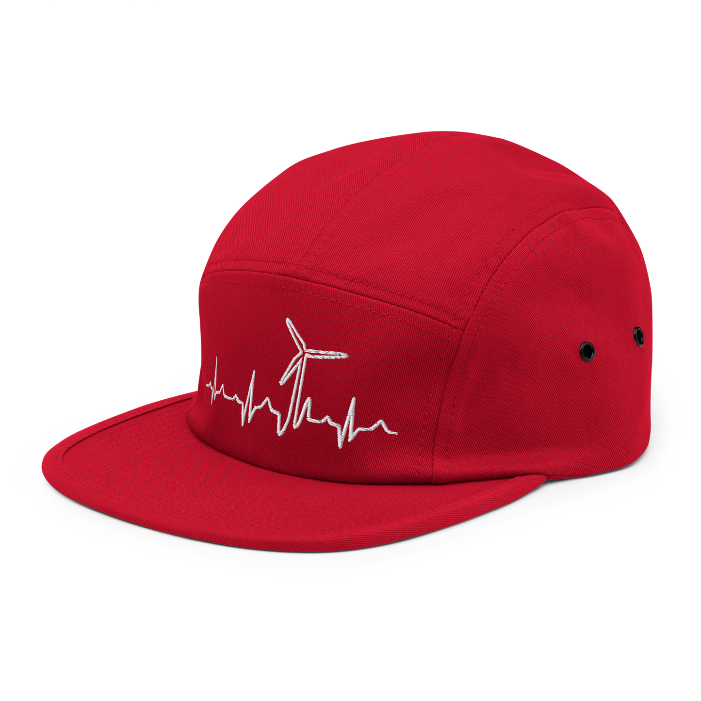 Wind Turbine Heart Beat Five Panel Cap