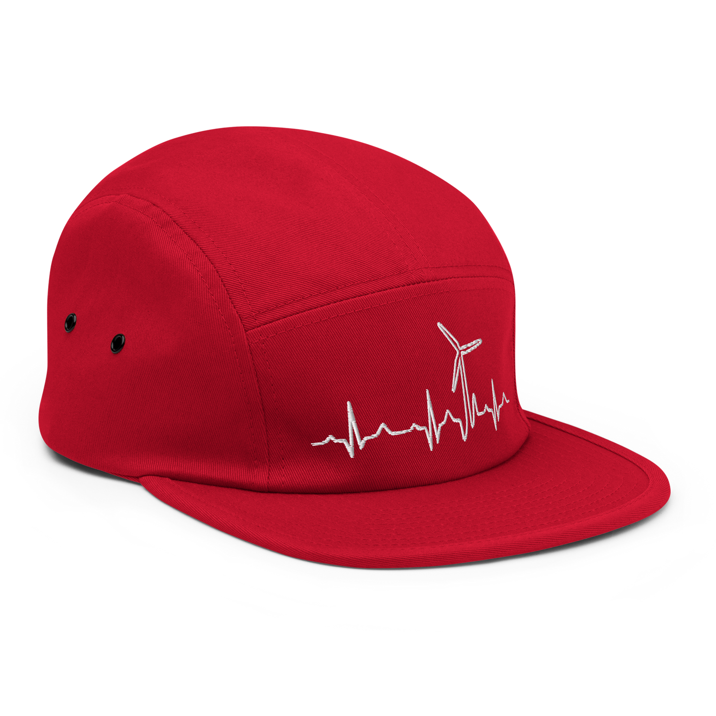 Wind Turbine Heart Beat Five Panel Cap