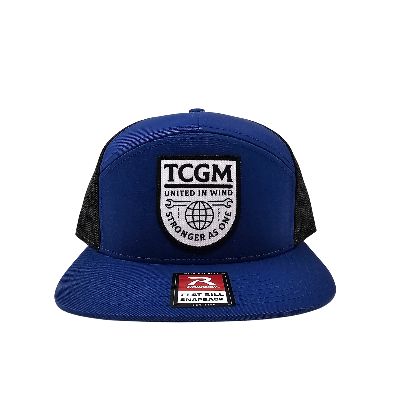 United in Wind 7 Panel Cap (Royal/Black)