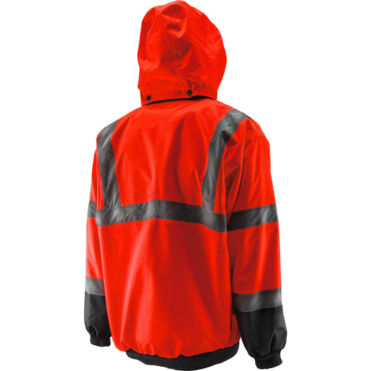 Hi-Viz Orange Bomber Jacket