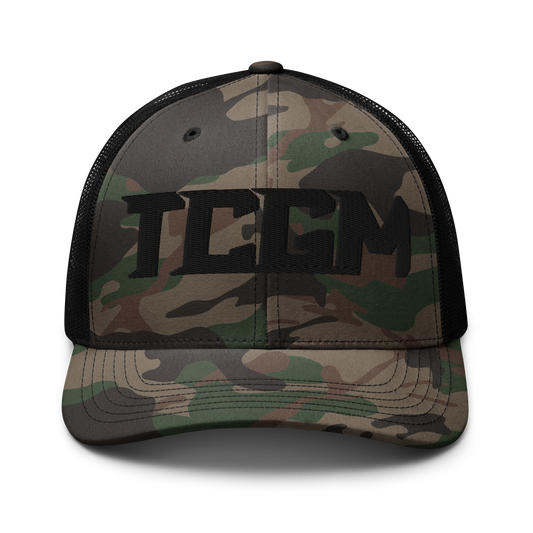 TCGM Camouflage trucker hat