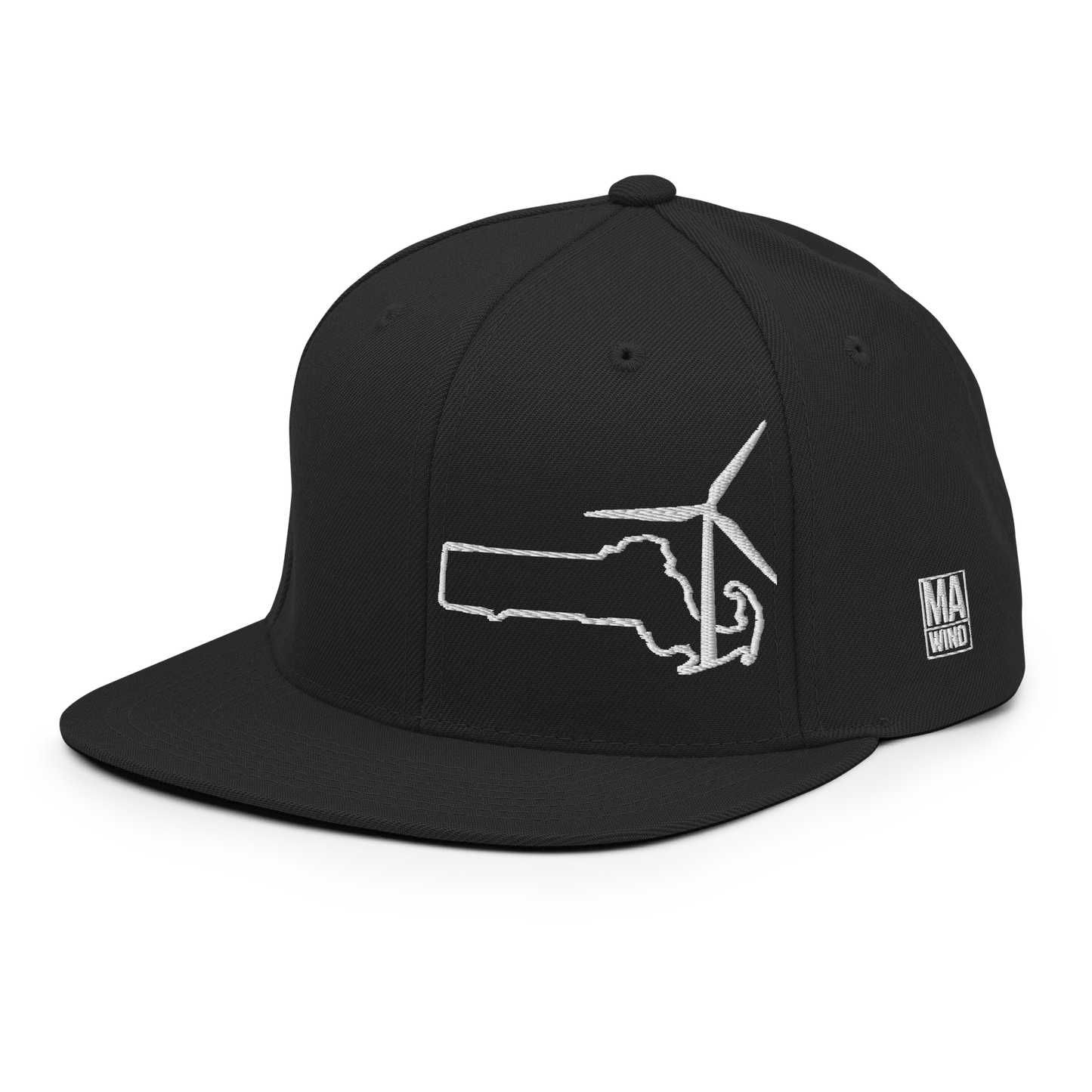 Massachusetts Wind Snapback Hat