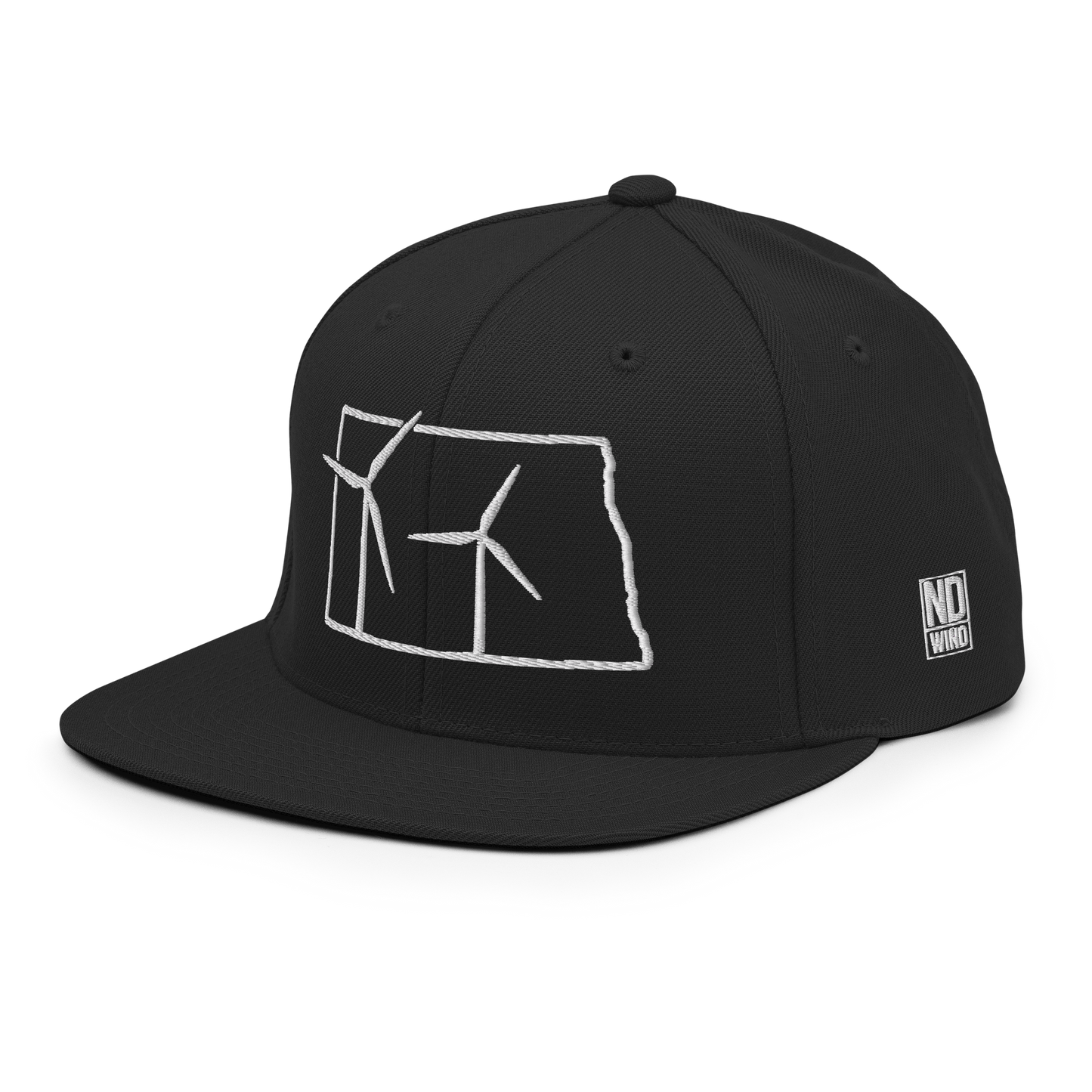 North Dakota Wind Snapback Hat