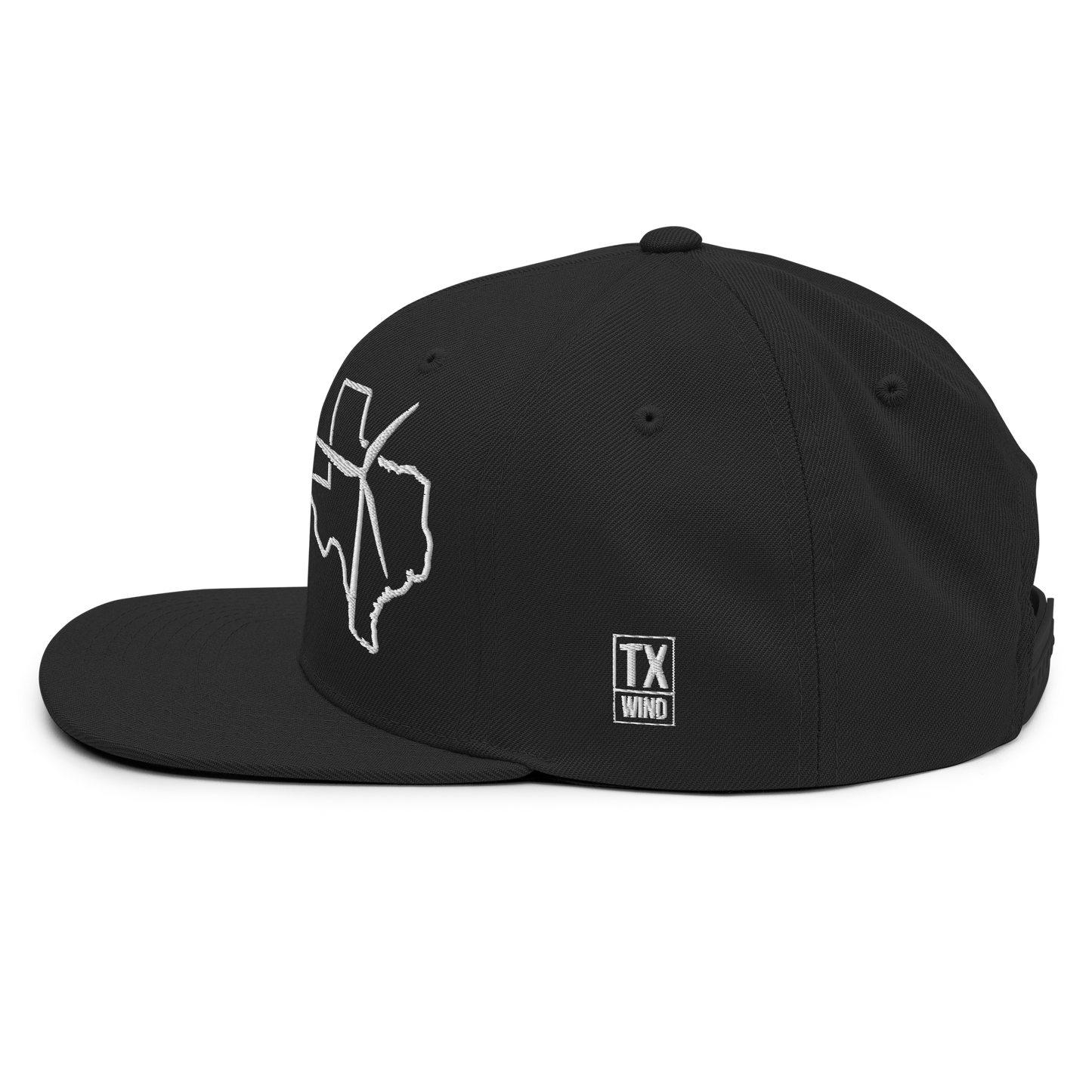 Texas Wind Snapback Hat