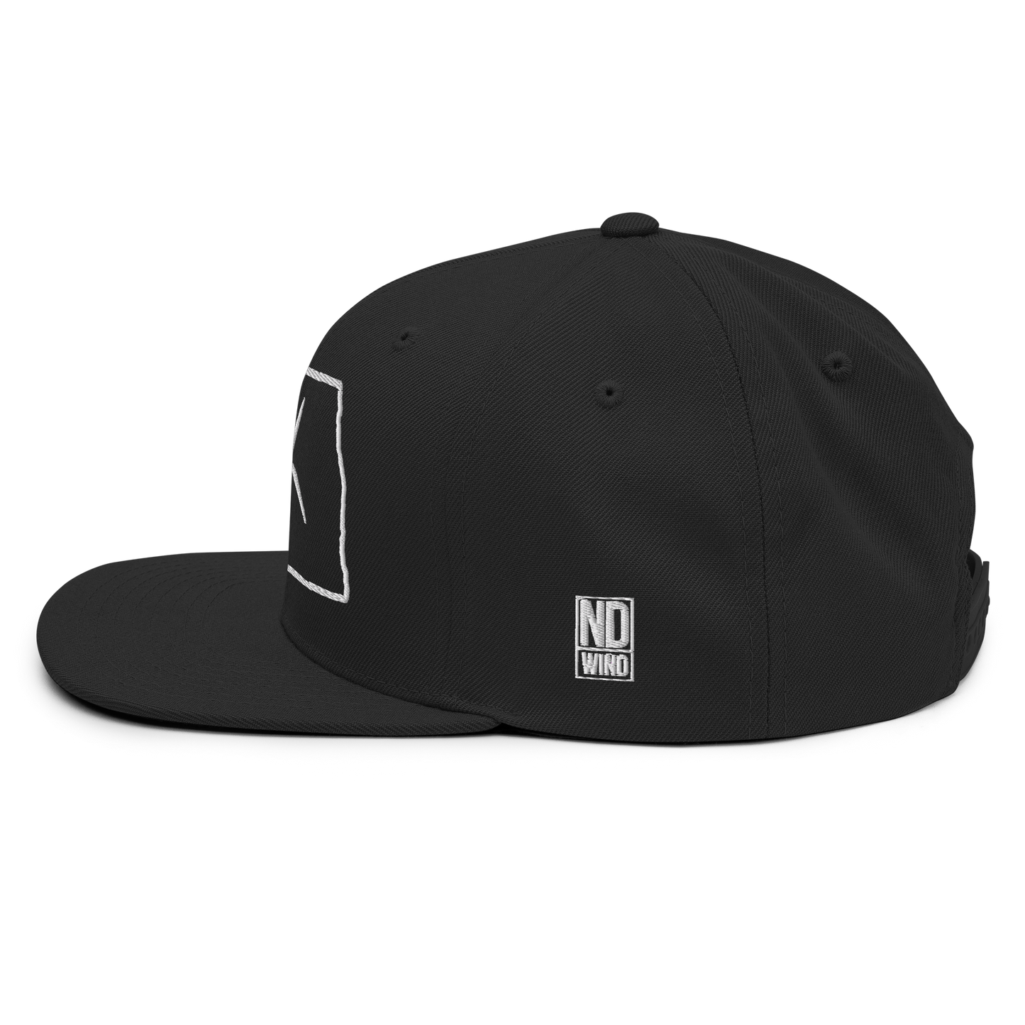 North Dakota Wind Snapback Hat
