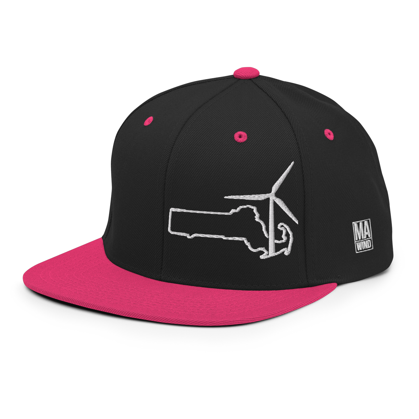 Massachusetts Wind Snapback Hat
