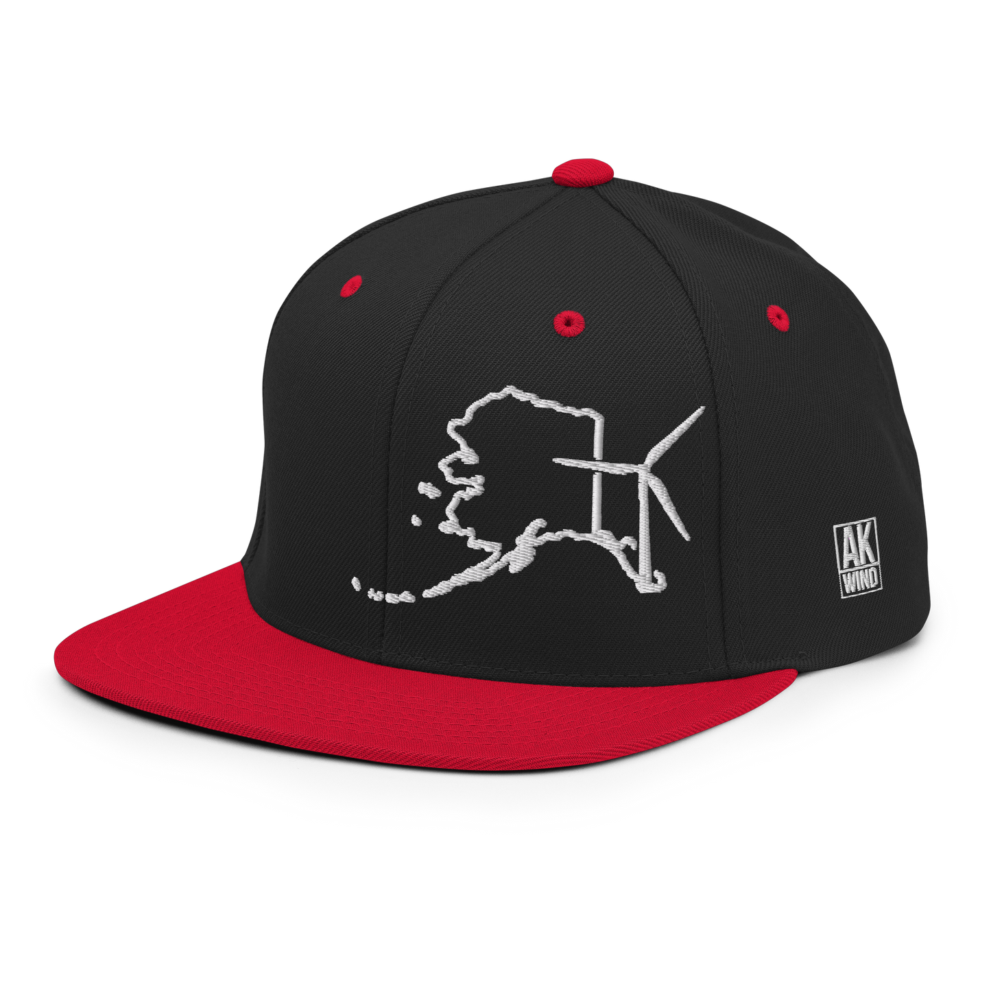 Alaska Wind Snapback Hat
