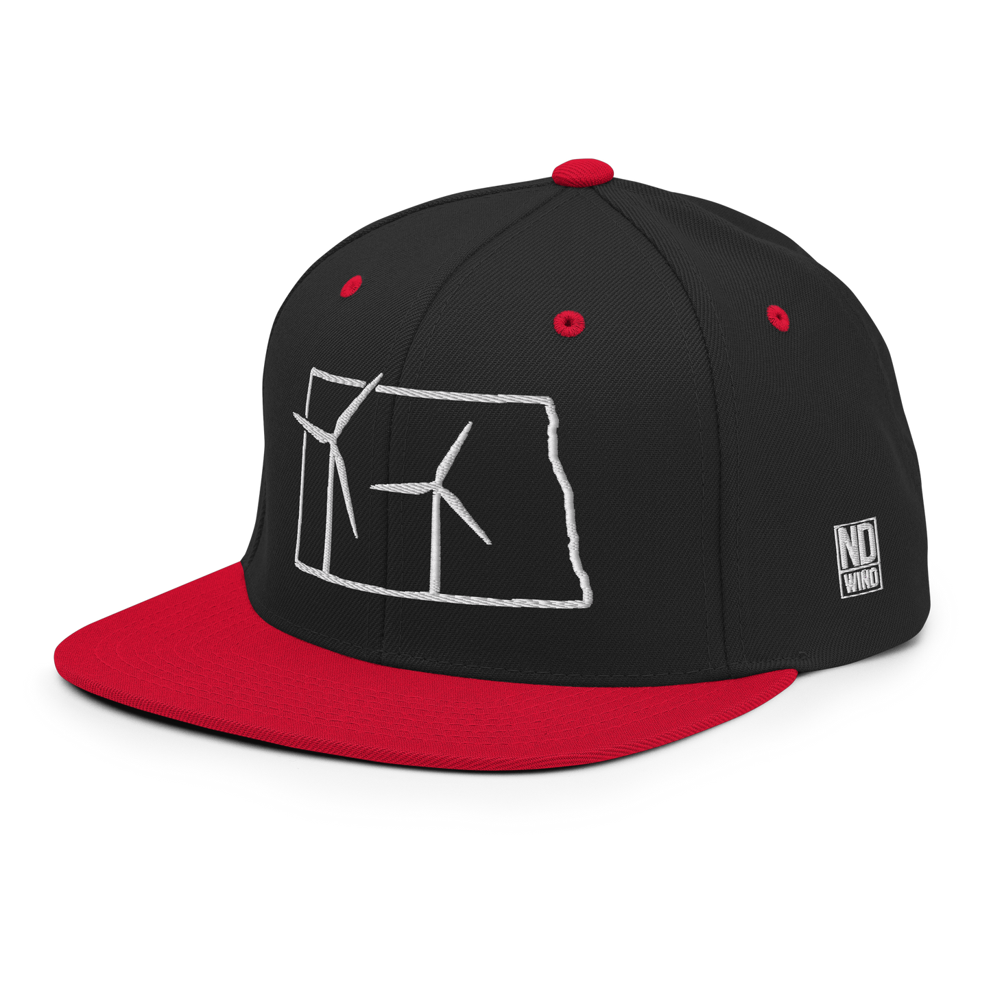 North Dakota Wind Snapback Hat