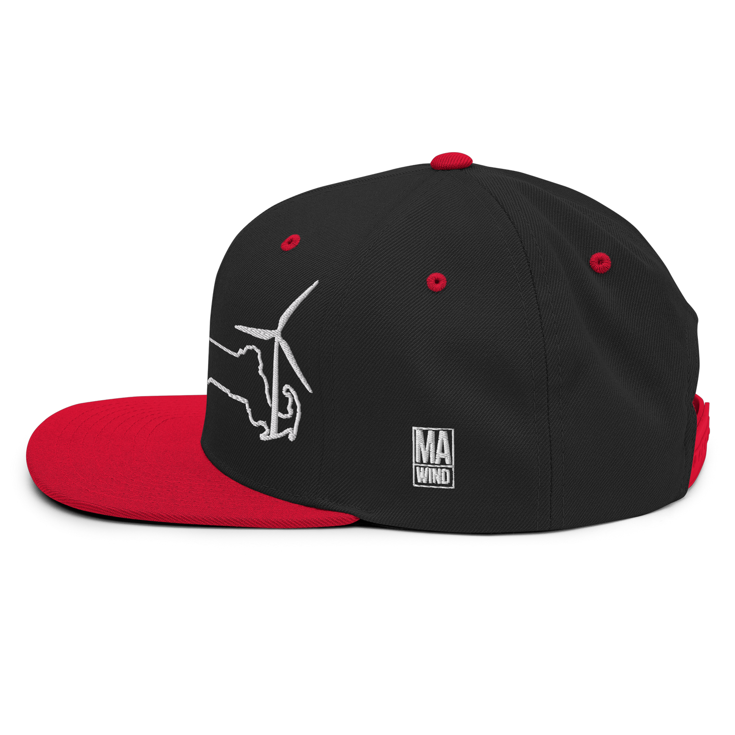 Massachusetts Wind Snapback Hat