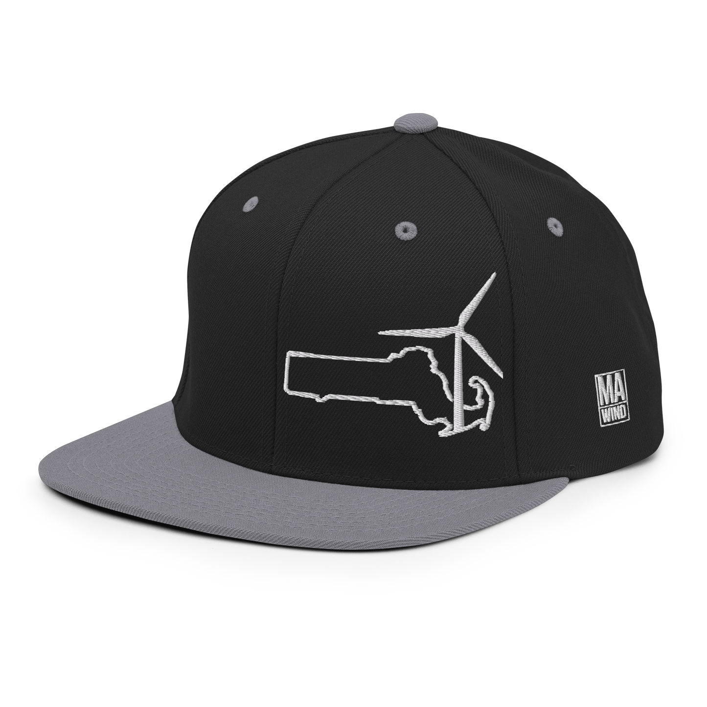 Massachusetts Wind Snapback Hat