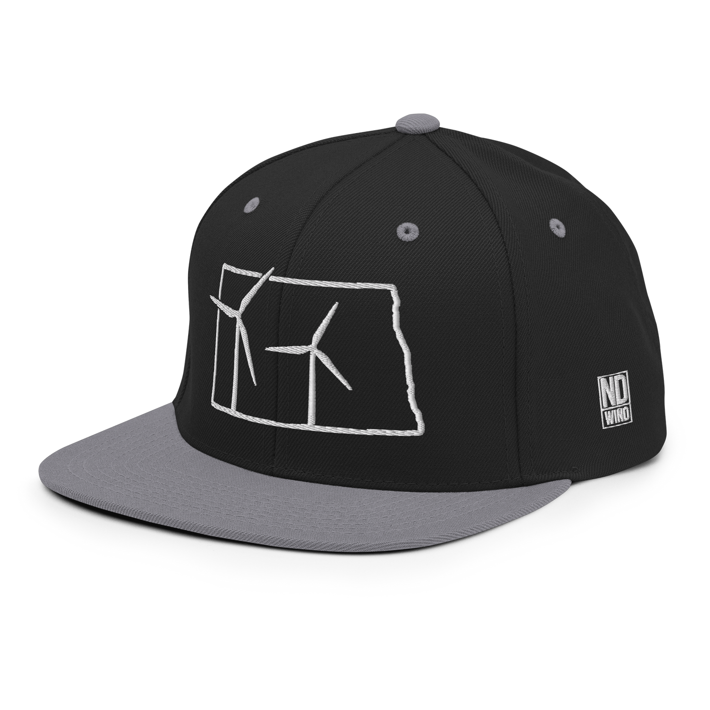 North Dakota Wind Snapback Hat