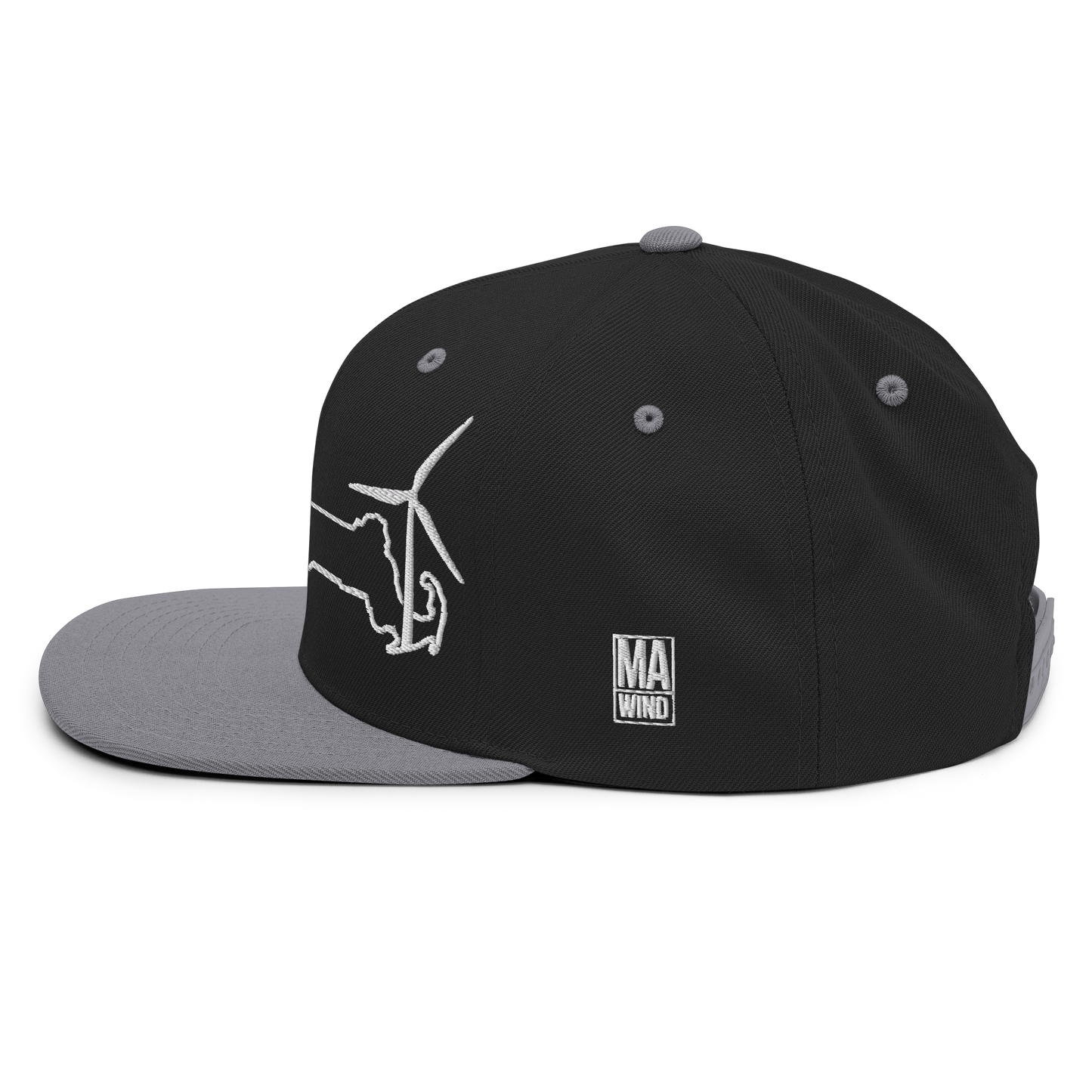 Massachusetts Wind Snapback Hat