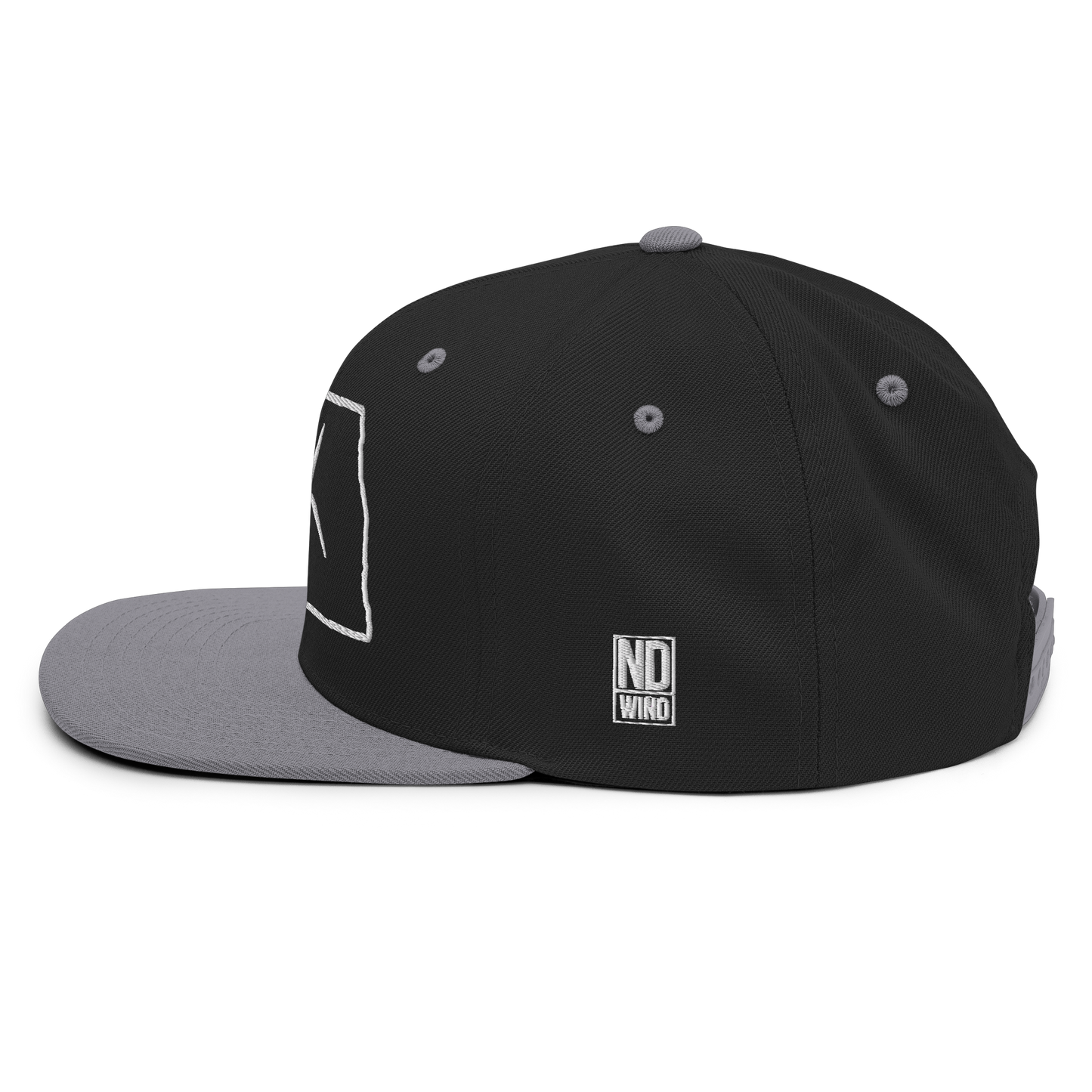 North Dakota Wind Snapback Hat