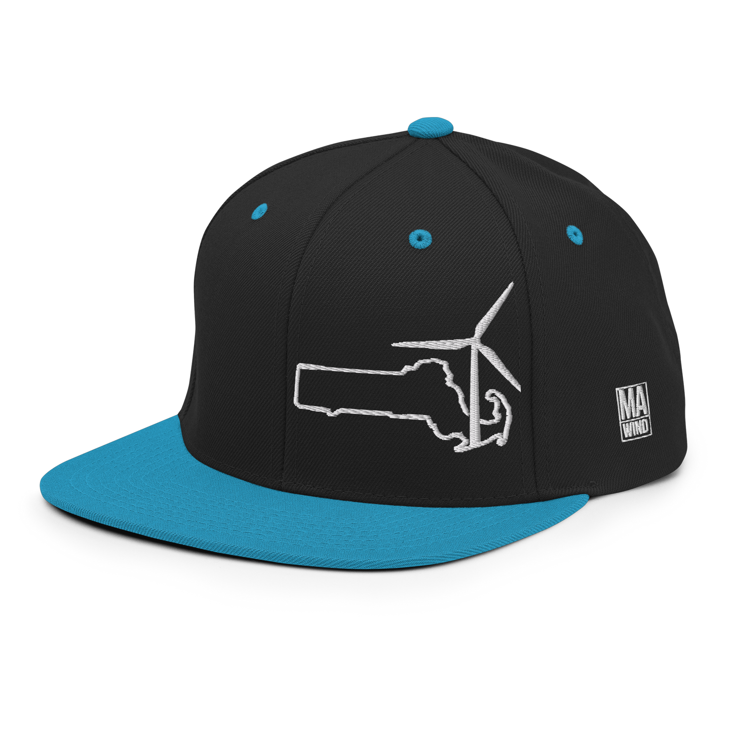 Massachusetts Wind Snapback Hat