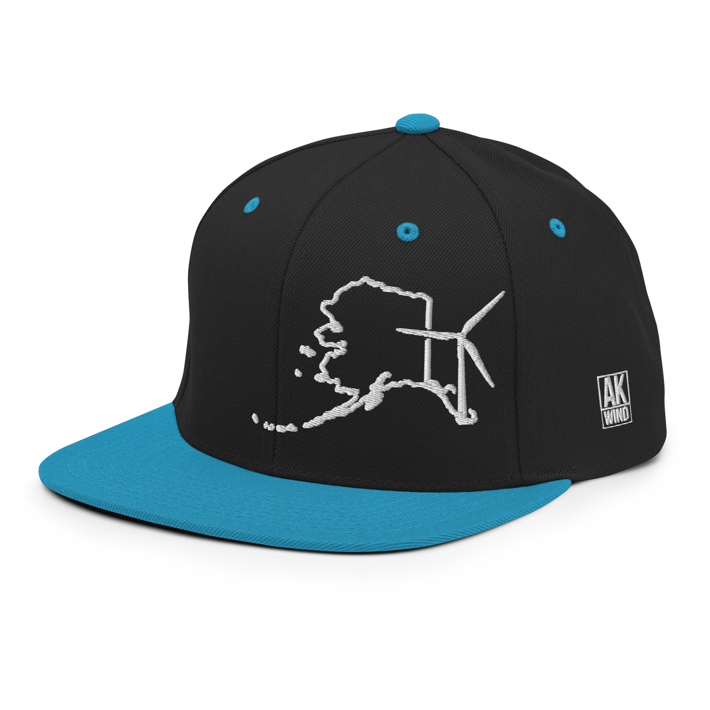 Alaska Wind Snapback Hat