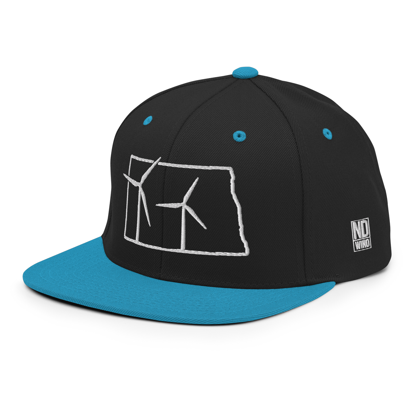 North Dakota Wind Snapback Hat