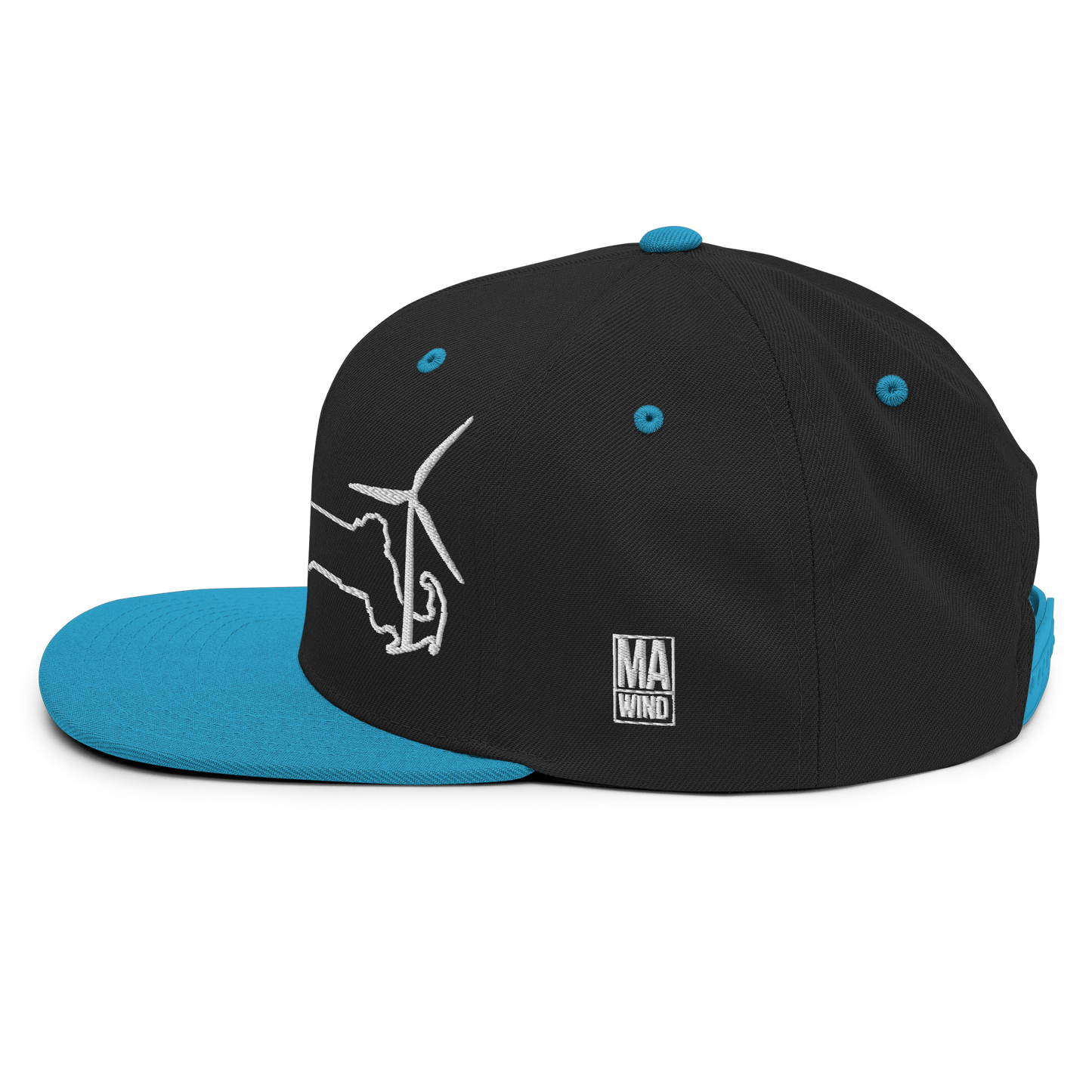 Massachusetts Wind Snapback Hat