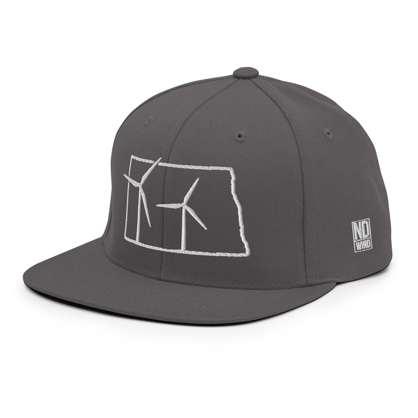 North Dakota Wind Snapback Hat