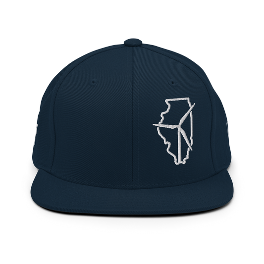 Illinois Wind Snapback Hat