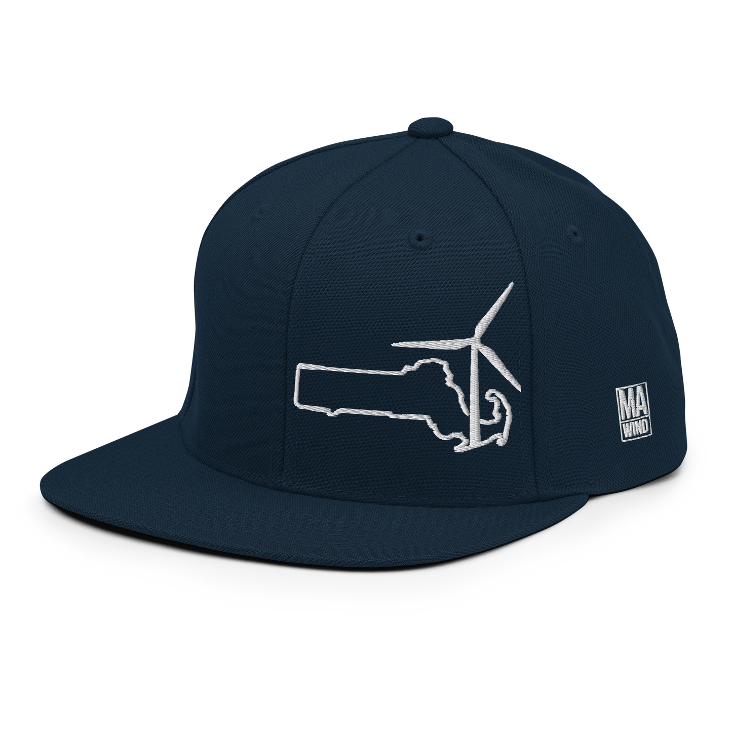 Massachusetts Wind Snapback Hat