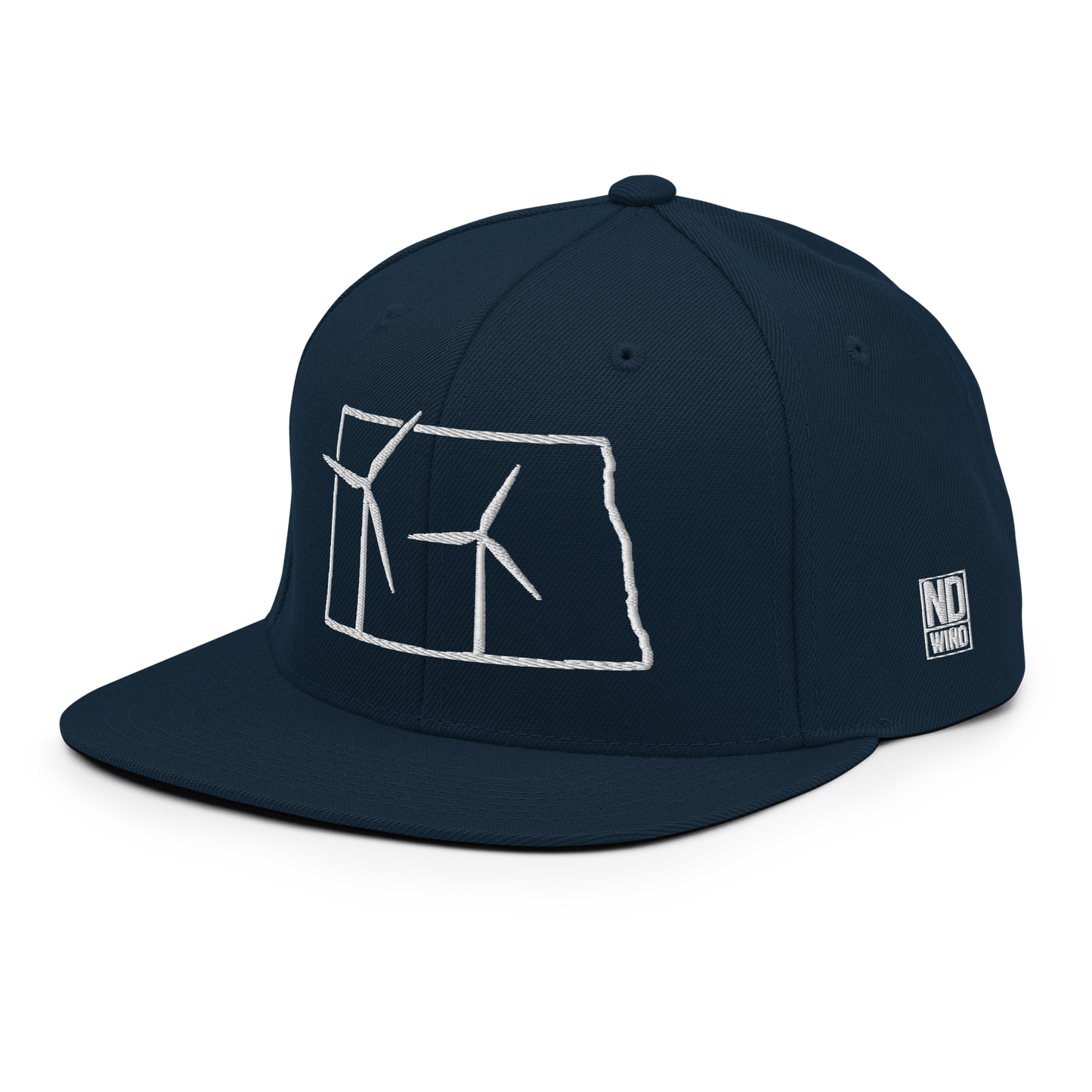 North Dakota Wind Snapback Hat