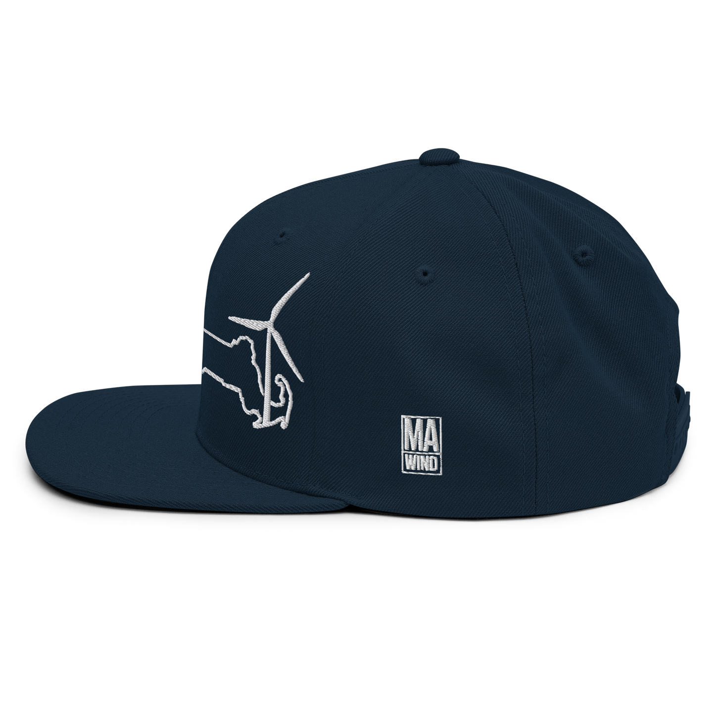 Massachusetts Wind Snapback Hat