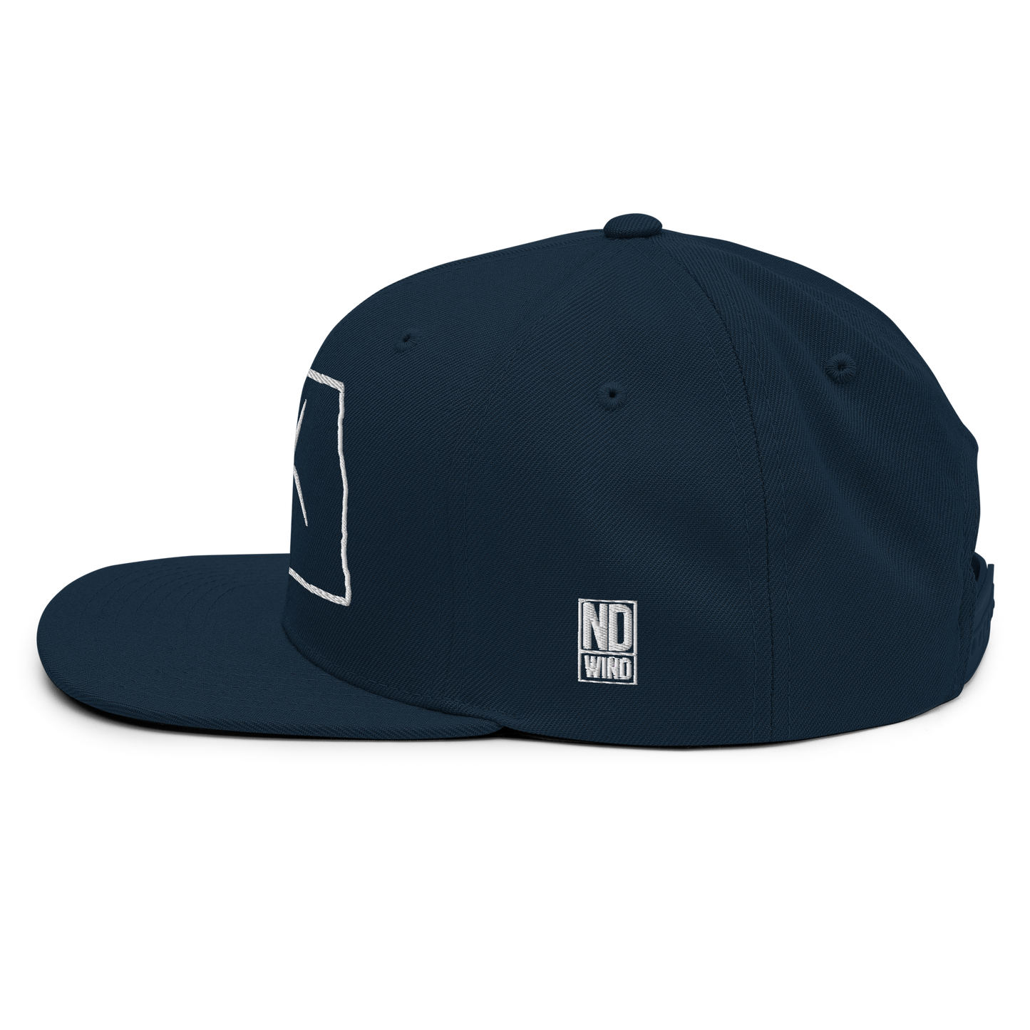 North Dakota Wind Snapback Hat