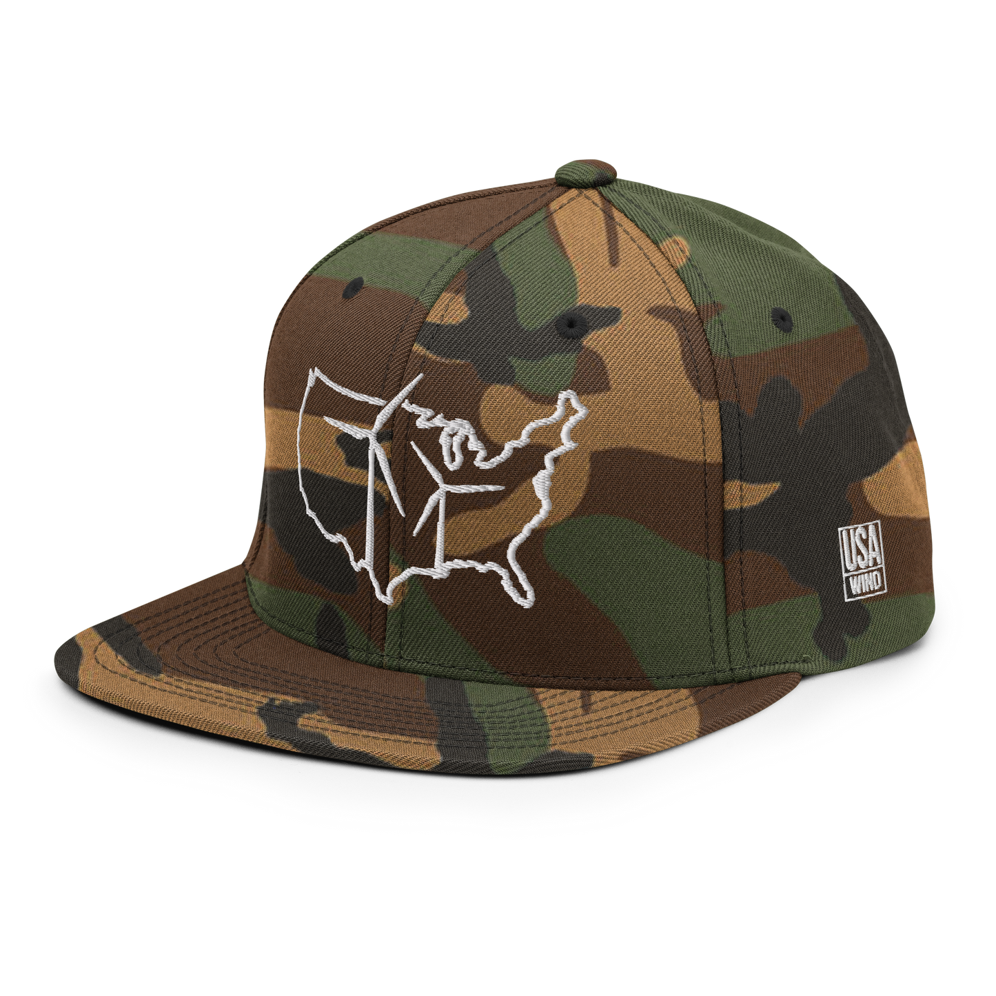 USA Wind Snapback Hat