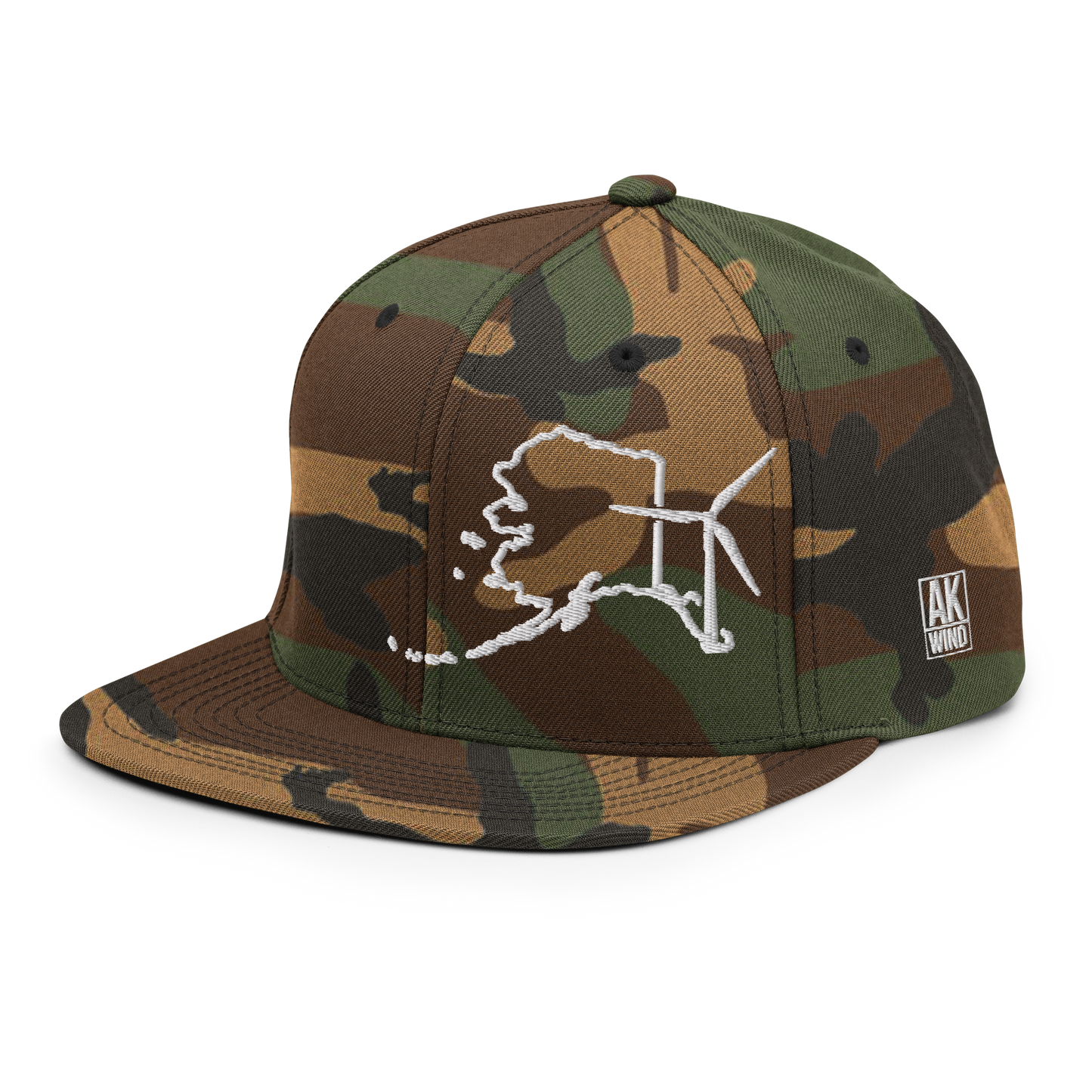 Alaska Wind Snapback Hat