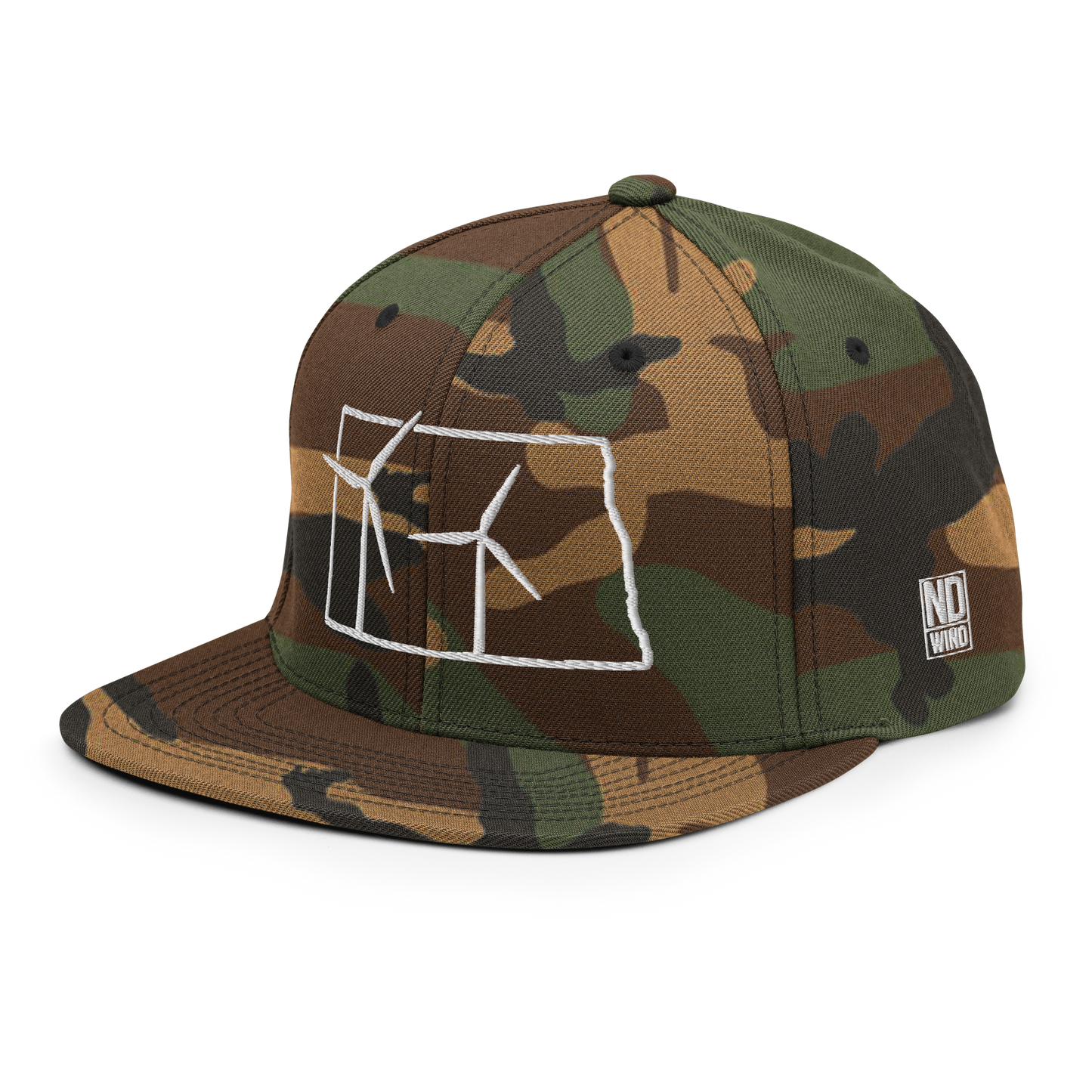 North Dakota Wind Snapback Hat