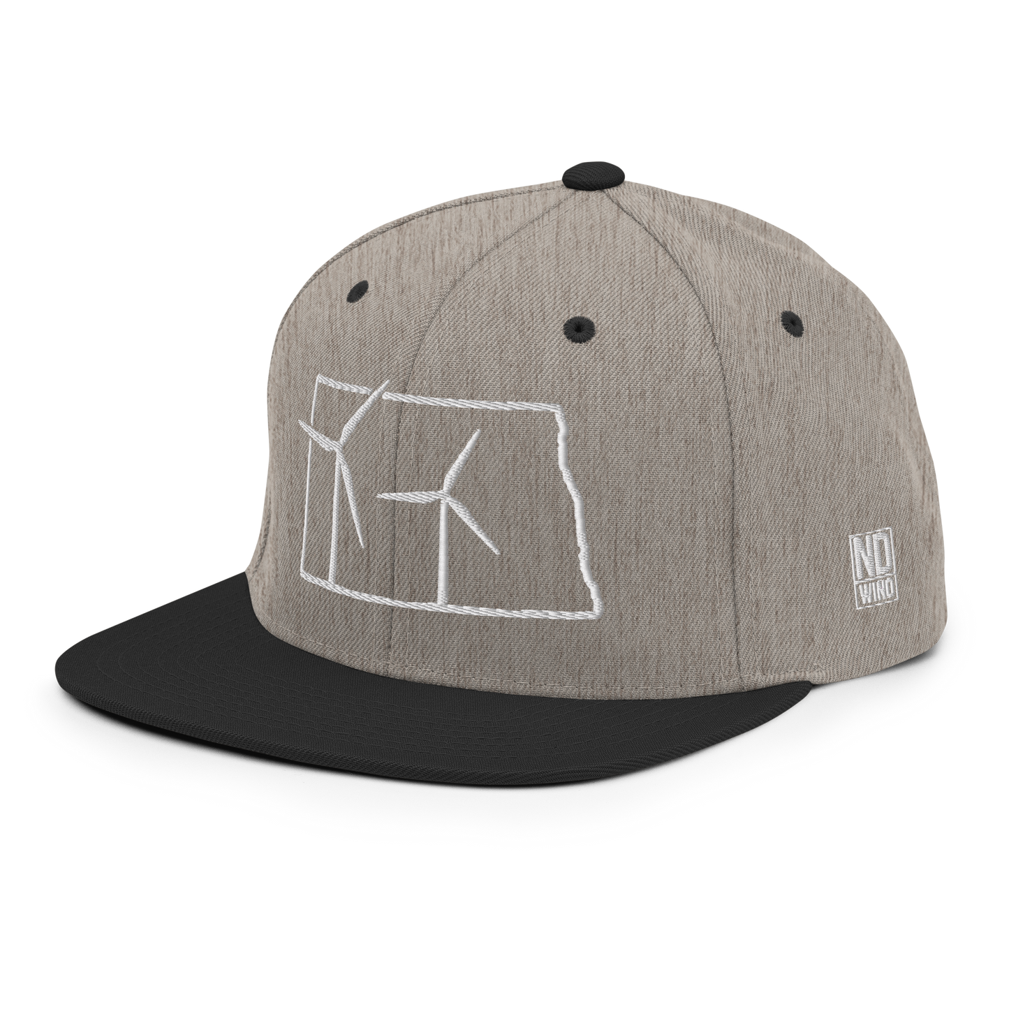 North Dakota Wind Snapback Hat