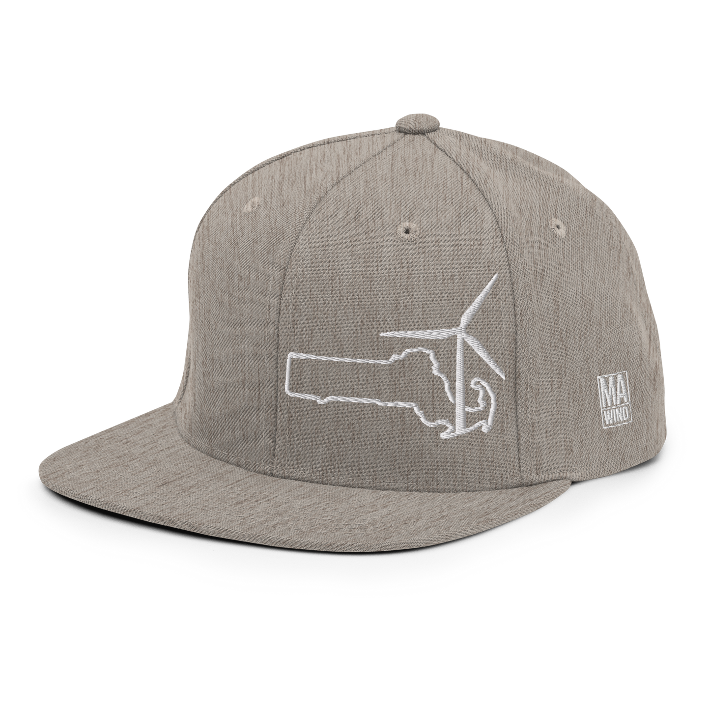 Massachusetts Wind Snapback Hat