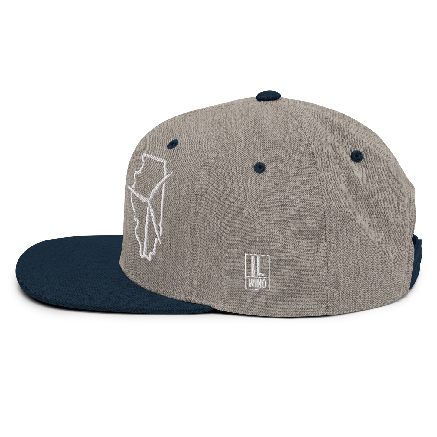 Illinois Wind Snapback Hat