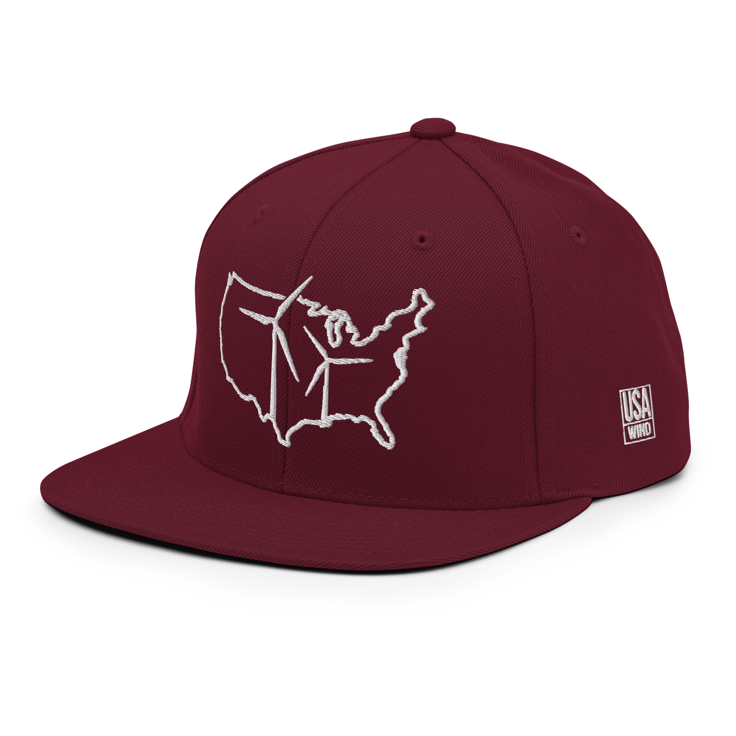 USA Wind Snapback Hat
